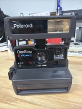 Vintage Polaroid One Step Close Up 600 Film Instant Camera - UNTESTED