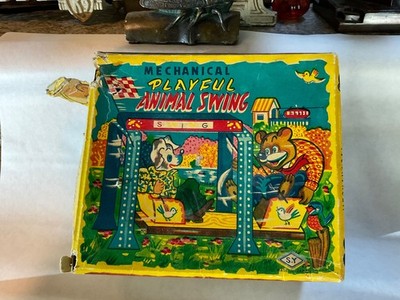 Mechanical Animal Swing w/ Box by Yone | eBay