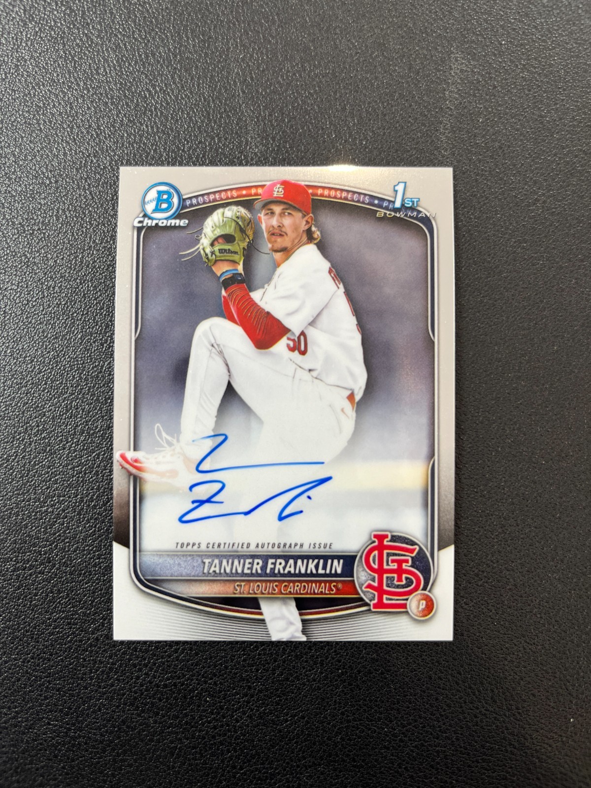 2025 Bowman Draft #CPA-TF Tanner Franklin 1st Prospect Chrome Auto BJMO
