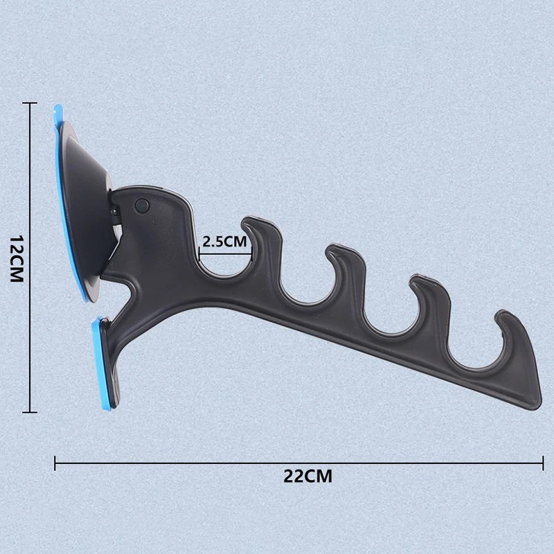 SuctionCup FishingRod Bracket Car Fishing Rod Holder Wall Mount FishingPole Rack - Image 3 of 4