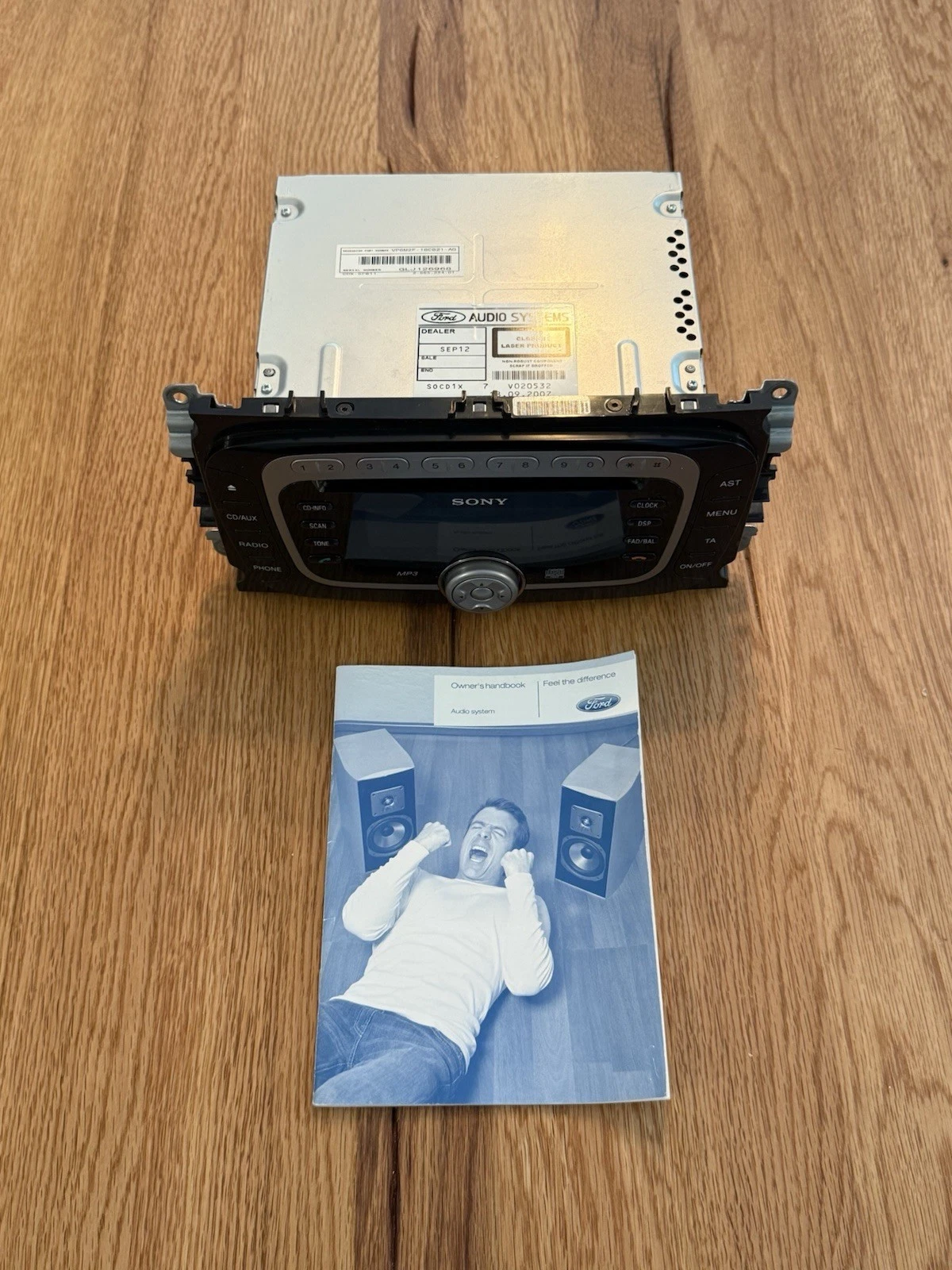 Ford Focus 05-11 Fiesta 05-08 CD Head Unit 7M5T-18C939-JE - Used Cond With Code