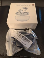 🎶🎧NIB realme Buds Air 6 Pro True Wireless Earbuds 50dB Noise Silver Blue+Case