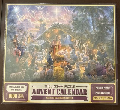 Jigsaw Puzzle Advent Calendar - Nativity by Abraham Hunter 1008 pieces