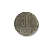 2005 Romania - 50 Bani - 534 - Nickel Brass - 6.1g