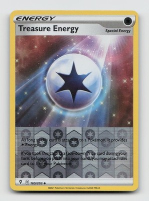 Treasure Energy 165/203 Uncommon EVS Evolving Skies Pokemon Reverse Holo NM/M