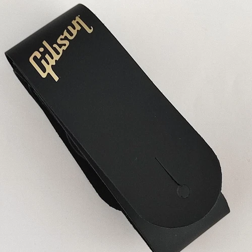 Rare Gibson Guitar Strap Adjustable Leather Ends Comfort accessories D580