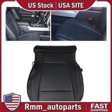 For 2017-2022 Ford F250 F350 Lariat Driver Bottom Leather Seat Cover New Black For 2017-2022 Ford F250 F350 Lariat Driver Bottom Leather Seat Cover New Black