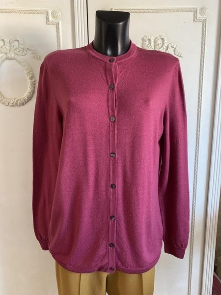 Women Peter Hahn Sweater Pink Wool 42 / XL / 50 #C8E5