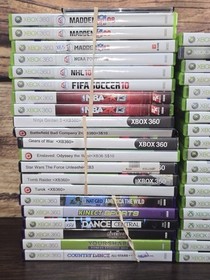 (Lot of 80 and Console, 2 Controllers With Charger, Kinect) Tested&Works Games 