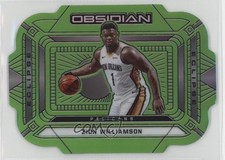 2020 Panini Obsidian Eclipse Electric Etch Green Flood Zion Williamson #27 v9t