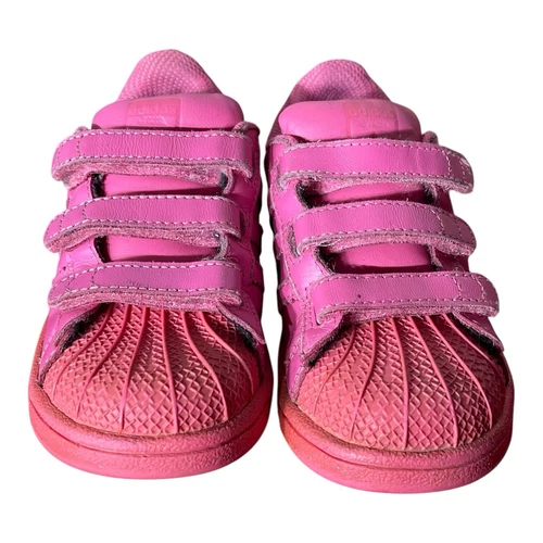 Scarpe Adidas x Pharrell Superstar rosa sneaker 2C4SDK rosa taglia 10 bambini guscio