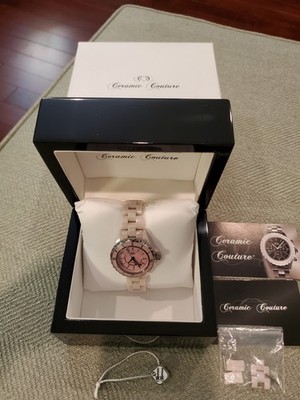 Ceramic Couture Women's Watch Hi Tech Ceramic Pink Quart Swiss Movement