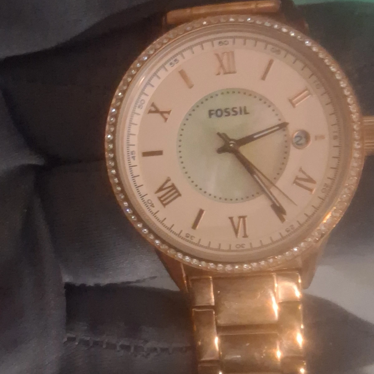 FOSSIL ローズゴールドBQ1108 Fossil Rose Gold Band Rose Gold Case Wristwatches for sale | eBay