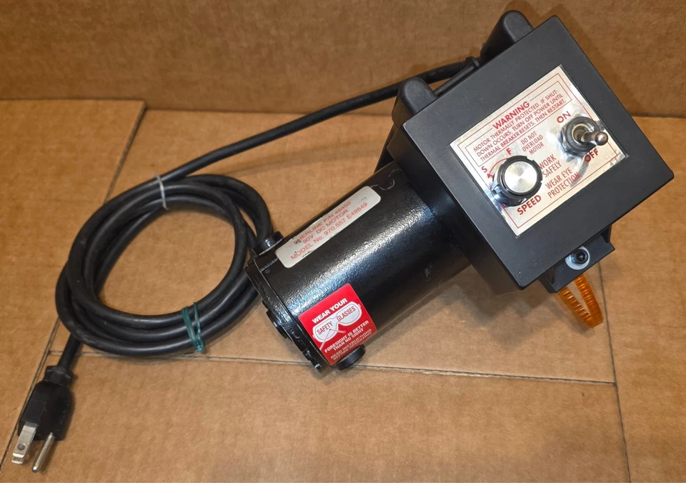 Motor Sherline 33050 DC + controle de velocidade 3306 moinho torno máquina sem cabeçote - Imagem 3 de 3