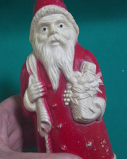 VINTAGE ANTIQUE Santa~7” Irwin 1930’s CELLULOID~Made in USA~EARLY VERSION~NICE!