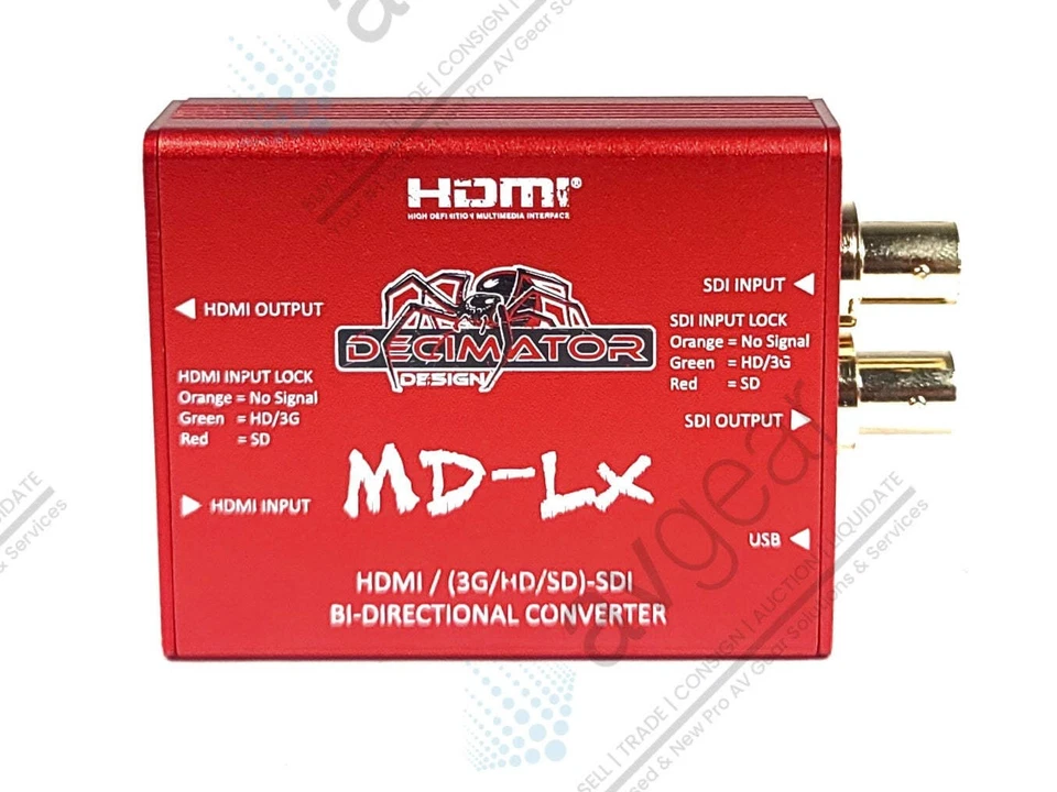 Convertidor bidireccional HDMI/SDI Decimator MD-LX (2044-45) Foto 3 de 4