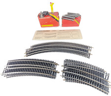 Hornby R605 OO Gauge 1st Radius Double Curve Track 45 Degree Austria Model Boxed