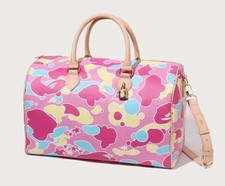 A BATHNIG APE Bape Women's Goods STA CAMO BOSTON BAG 1M80289308 New Auth