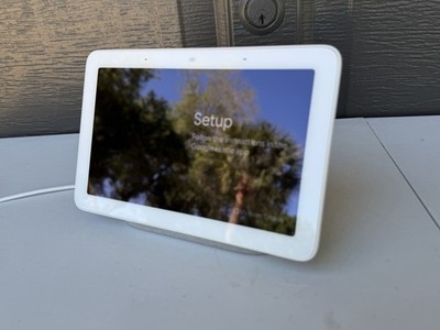 Google Nest Hub (H1A) 1st Gen Smart Home Assistant White Used