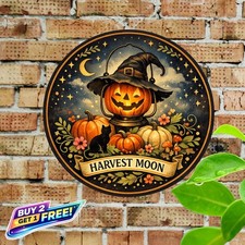 Round Aluminum Wall Sign Metal Tin Sign Home Room Wall Decor 8x8