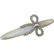 Rhinestone Bow Hair Clip Lightweight Comfort Wear For Women Daily Wear