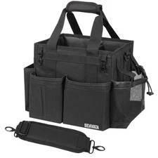 Compact Wearable Cleaning Caddy, Small Supplies Organizer with Handle & Shoul...