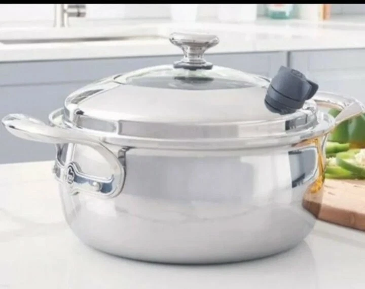 PRINCESS HOUSE VIDA SANA™ 5-PLY STAINLESS STEEL COOKWARE 5-Qt