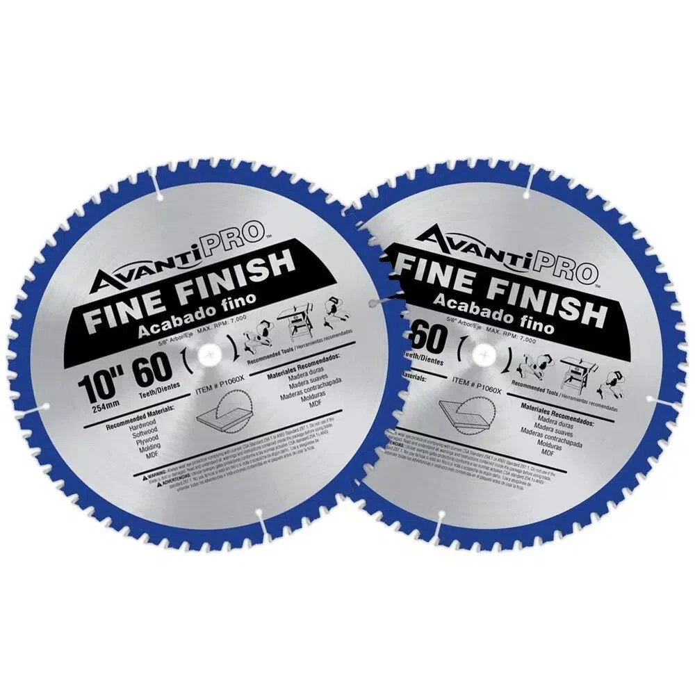 Avanti Circular Saw Blade Fine Finish 10 in. x 60 Tooth Carbide