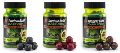 Tandem Baits 3-er Set Carp Food Perfection Mini Oil Hookers Fish Flavour Mix