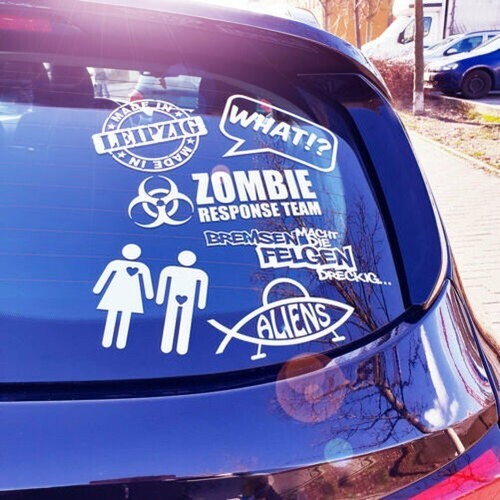 Faites Moi Confiance, Je Suis Engagé Autocollant Sticker 25 Couleurs Néon Mat - Imagen 6 de 33