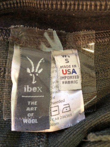 Ibex Merino Wool Pull On Wide Leg Pants Women's Size Small Olive Green USA - Picture 5 of 6