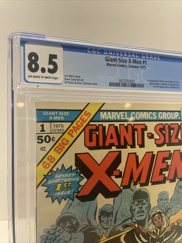 Giant-Size X-Men #1 CGC 8.5 HIGH GRADE Marvel Comic KEY 1st App of New Team - Picture 2 of 10