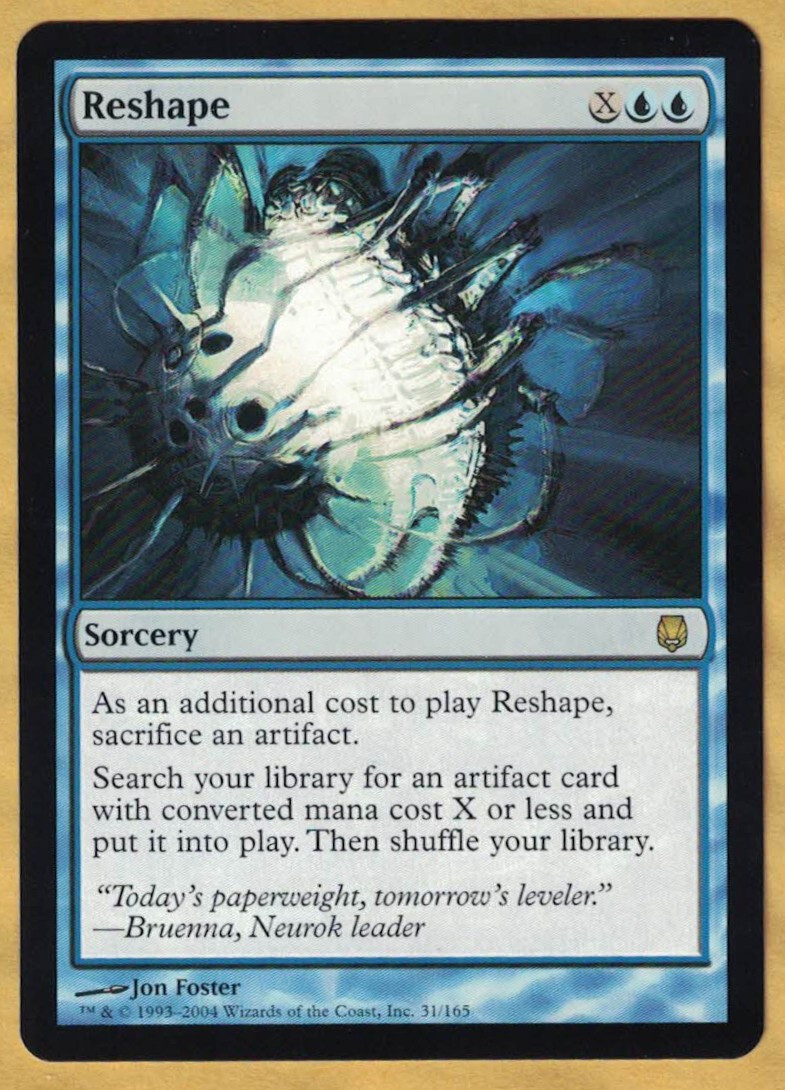 Reshape   (Darksteel,  Rare,  English,  2004)  MTG   NM