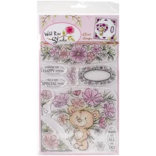 Wild Rose Studio Ltd. Clear Stamp 6"X8" Milton  - NEW