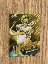 2021 Topps Fire Cody Bellinger We Have Liftoff Gold Minted LA Dodgers #WHL-9