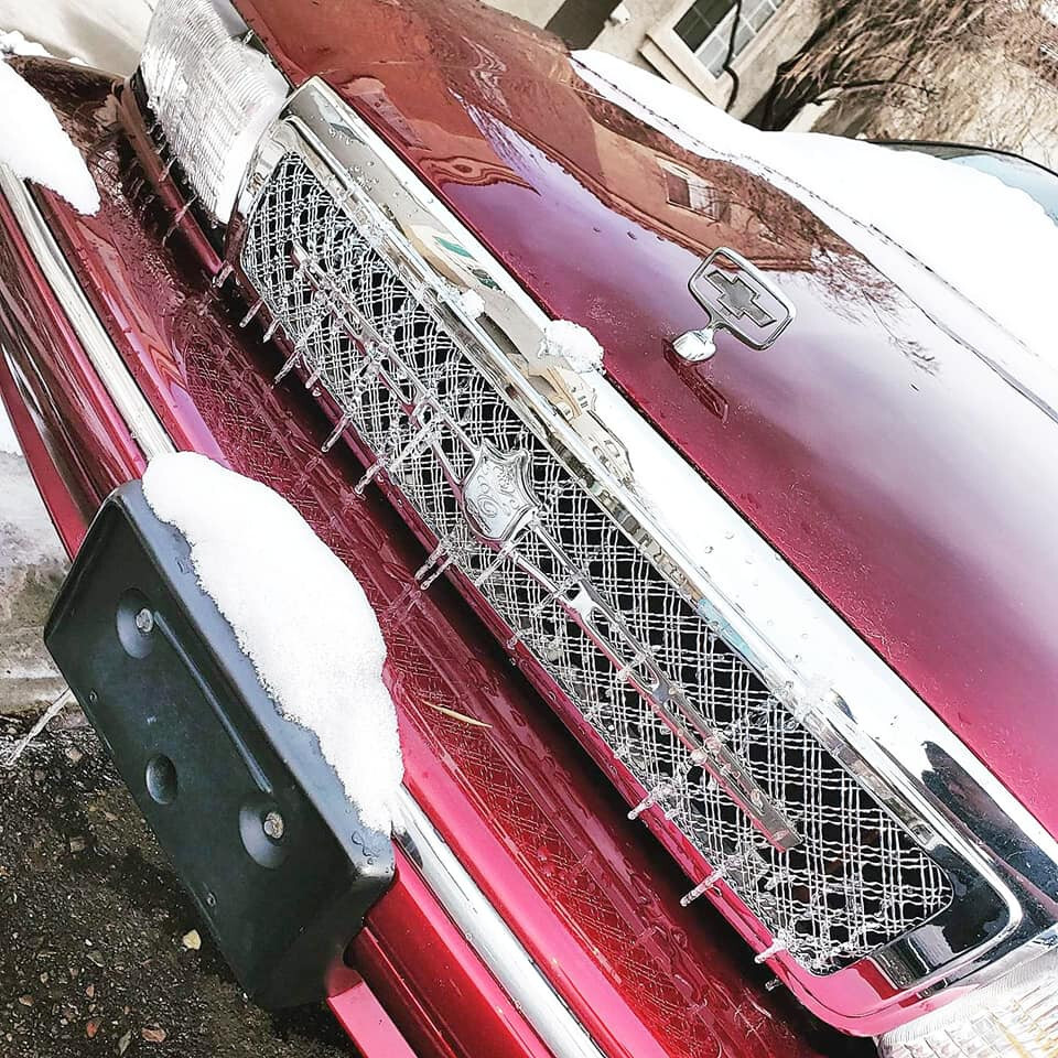 1994-1996 Chevy Impala Caprice Chrome Grill Triple Weave Mesh