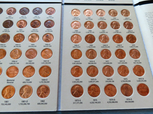 *Nice Quality* Lincoln Cent Set Collection 1941-1974 WHEAT CENT & MEMORIAL CENT - Picture 12 of 14