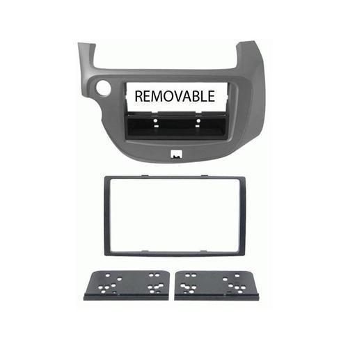 Mascherina Autoradio Honda Jazz 08-16 Grigio | Kit Montaggio 2 DIN