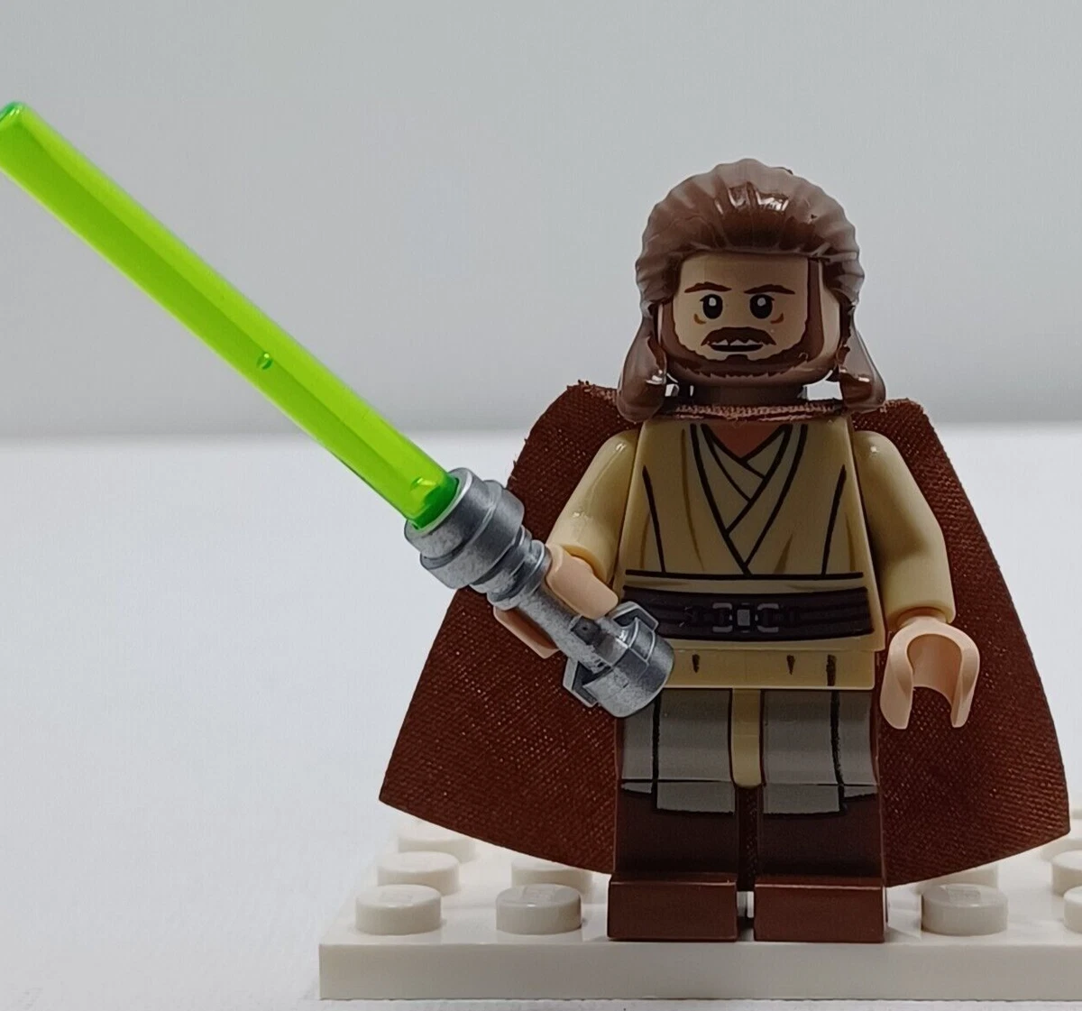 LEGO Minifigure Star Wars QUI GON JINN Printed Legs sw0593 75058