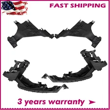 4PCS Left Right Headlight Mount Brackets Bases For 2013-2015 Audi A4 B8.5 S4