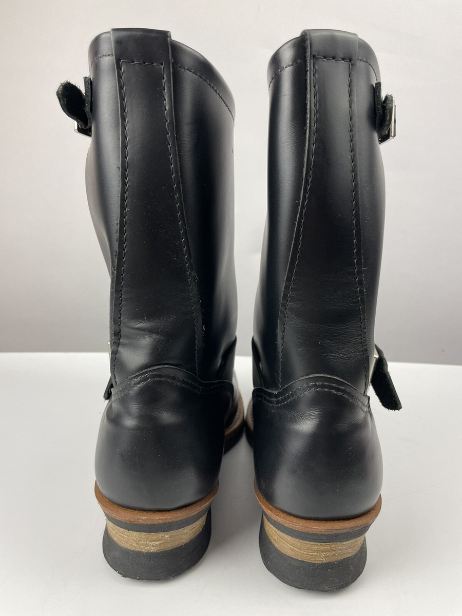 Red Wing 2268 Steel Toe Engineer Black Leather Men's Boots Red Wing 2268 Steel Toe Engineer Black Leather Men's Boots