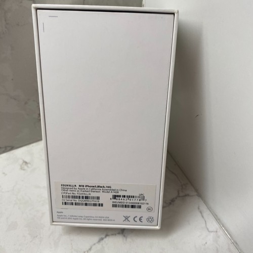 Apple iPhone 5 FD293LL/A White Cardboard Storage Empty Box Only - Photo 4 sur 10