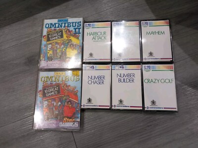 Commodore 16 C16 plus 4 Konvolut Spiele Kassetten Lot 2