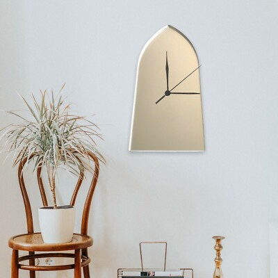 Gothic bogenförmige Silent Tick Acryl Uhren - viele Farben, Maßanfertigung