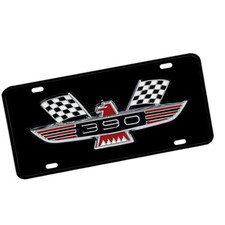 1960s Galaxie 390 Engine Emblem Designs Aluminum License Plate