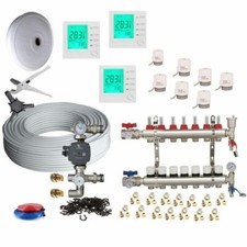 90-100sqm Underfloor Heating Multi Wet Kit Including 5 Layer Pipe, UPM3 Pump
