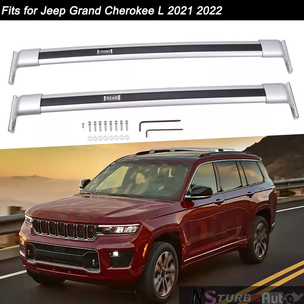 Cross Bars Roof Rack Fits For Jeep Grand Cherokee L 2021 2024