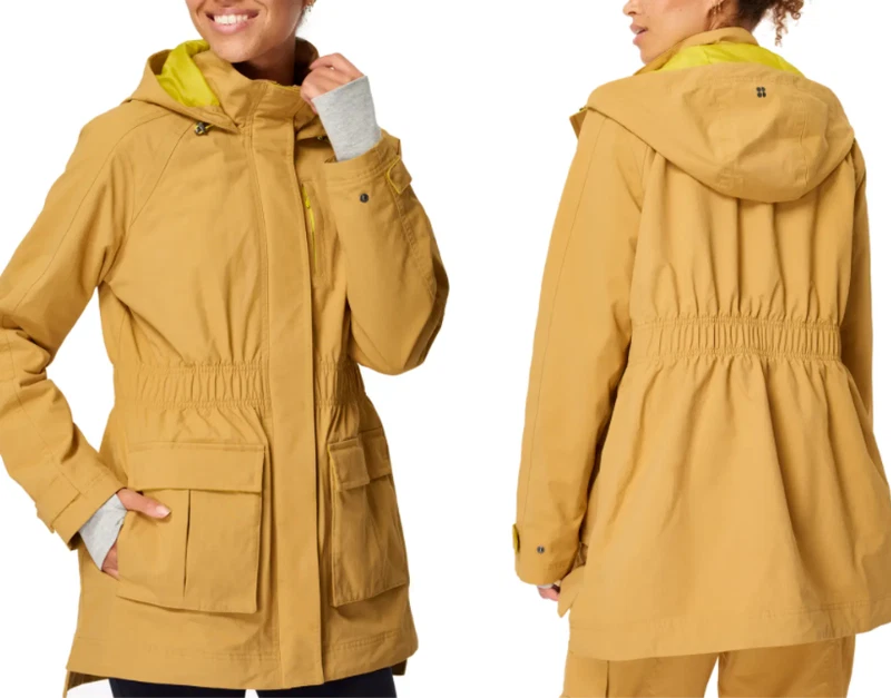 sweaty-betty snowdonia waterproof windproof hooded hiking anorak jacket