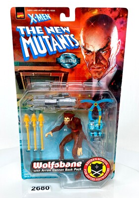X-Men The New Mutants WOLFSBANE with Arrow Cannon Back Pack Toybiz 1998