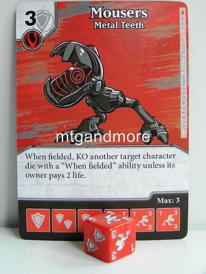 Dice Masters - #031 Mousers Metal Teeth - Teenage Mutant Ninja Turtles